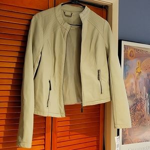 Vegan leather motojacket